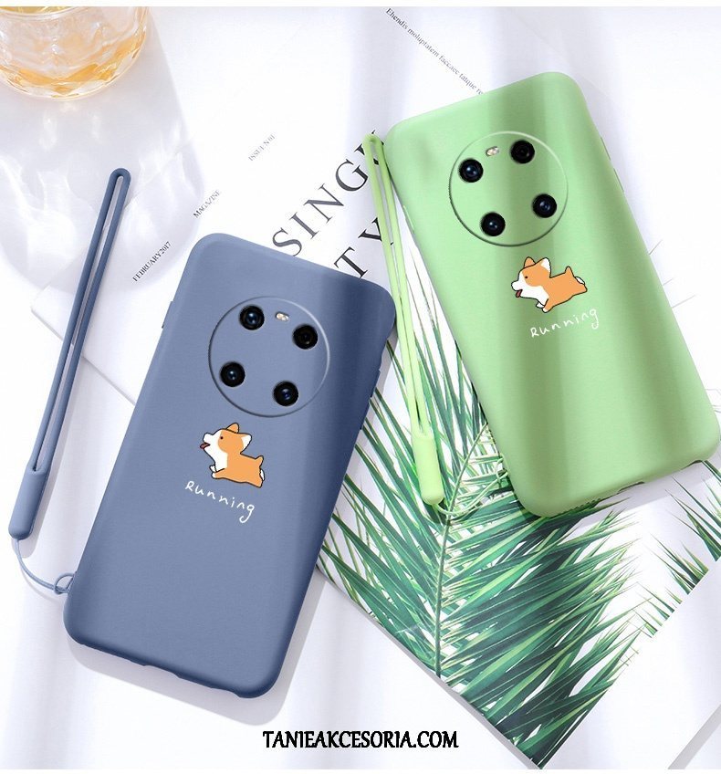 Etui Huawei Mate 40 Pro Osobowość Niebieski Anti-fall, Pokrowce Huawei Mate 40 Pro Nowy Silikonowe Kreatywne