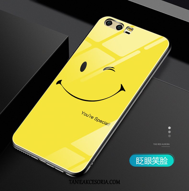 Etui Huawei P10 Plus Tendencja Smile Obrzeża, Pokrowce Huawei P10 Plus Miękki Lustro Czerwony Netto