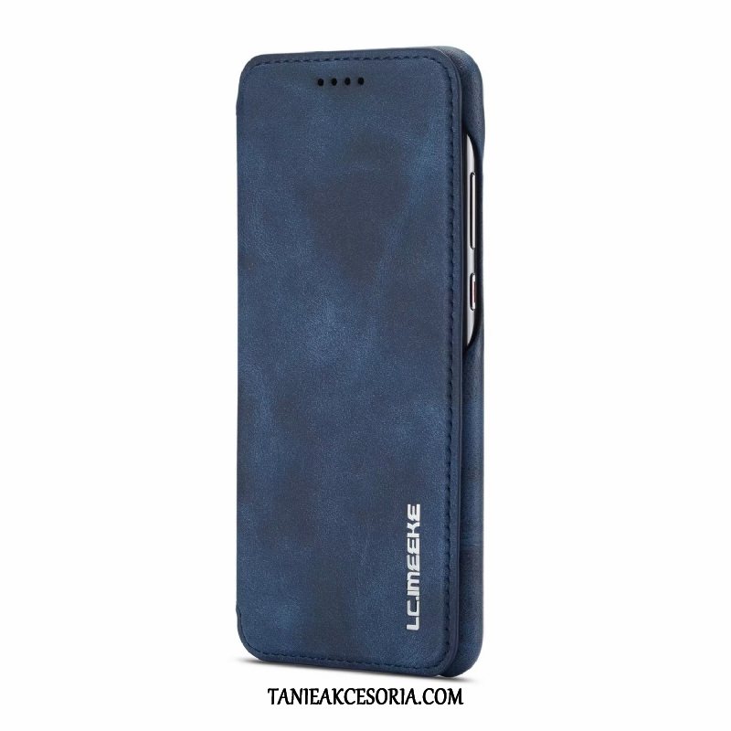 Etui Huawei P20 Lite Magnetyzm Wzór Anti-fall, Futerał Huawei P20 Lite Ochraniacz Telefon Komórkowy Ciemno Niebieski