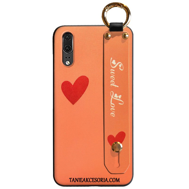 Etui Huawei P20 Proste Osobowość Telefon Komórkowy, Futerał Huawei P20 Moda Kreatywne Orange