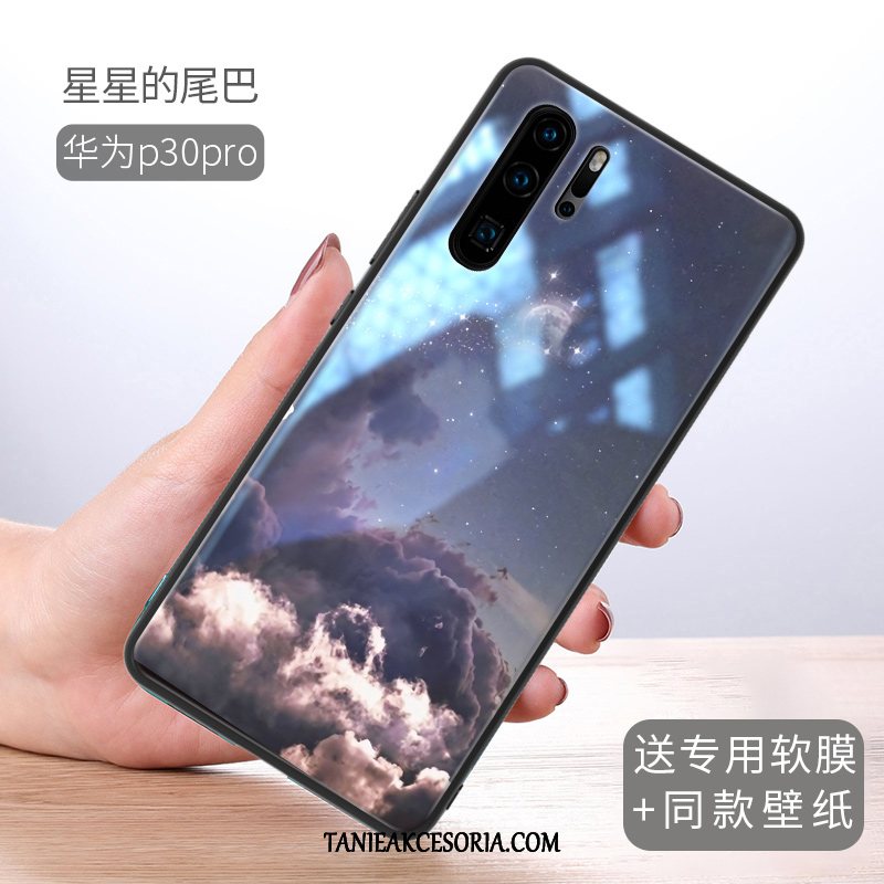 Etui Huawei P30 Pro Cienkie Piękny Czerwony Netto, Obudowa Huawei P30 Pro Złoto Kreatywne All Inclusive