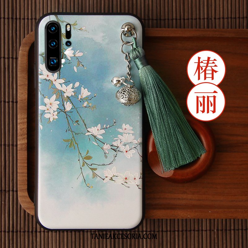 Etui Huawei P30 Pro Vintage Chiński Styl Zielony, Futerał Huawei P30 Pro Modna Marka Osobowość Telefon Komórkowy