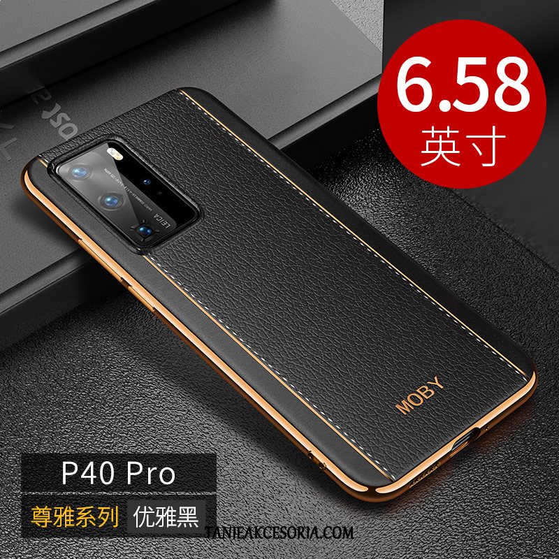 Etui Huawei P40 Pro Nowy Czarny Miękki, Obudowa Huawei P40 Pro Silikonowe Luksusowy Anti-fall