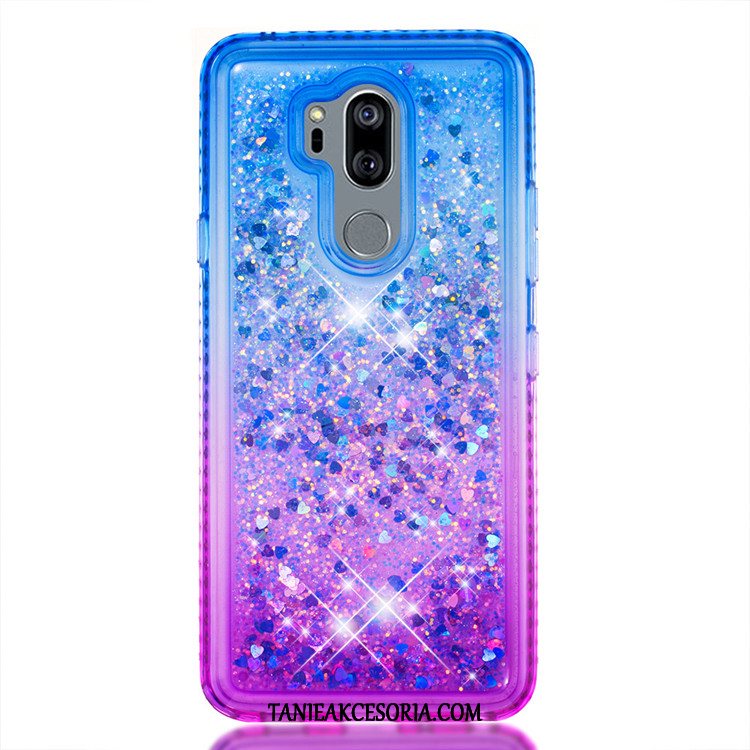 Etui Lg G7 Thinq Gradient Telefon Komórkowy Kolor, Futerał Lg G7 Thinq Niebieski Quicksand Purpurowy