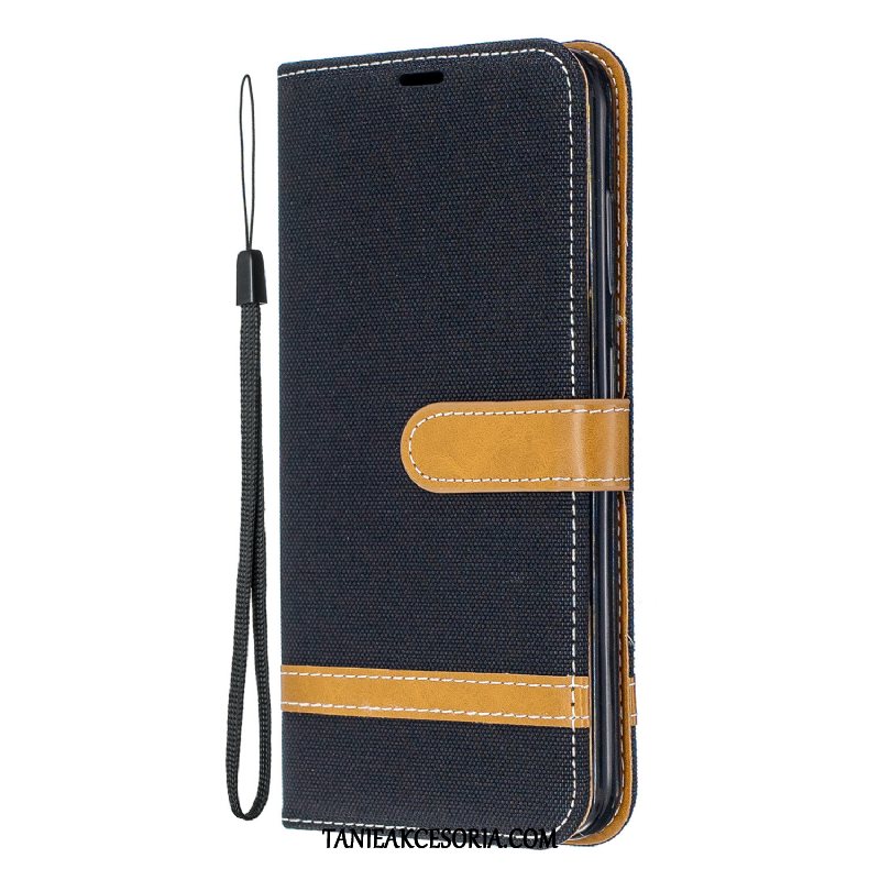 Etui Moto X4 Wspornik Skórzany Futerał Ochraniacz, Obudowa Moto X4 Portfel Skóra Denim