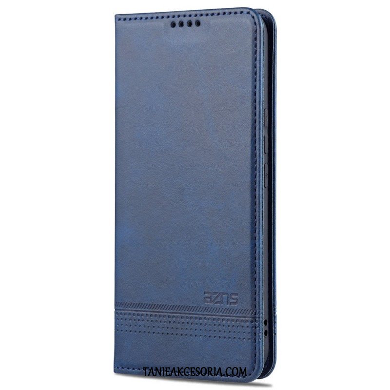 Etui Na Telefon do Honor 50 Etui Folio Stylizacja Skóry Azns