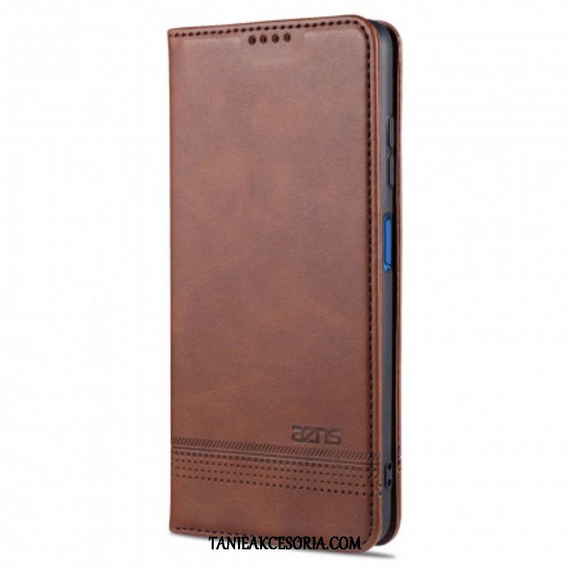 Etui Na Telefon do Poco X3 / X3 Pro / X3 NFC Etui Folio Stylizacja Skóry Azns