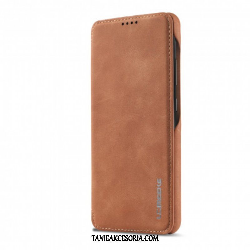 Etui Na Telefon do Samsung Galaxy A52 4G / A52 5G / A52s 5G Etui Folio Lc.imeeke Efekt Skóry