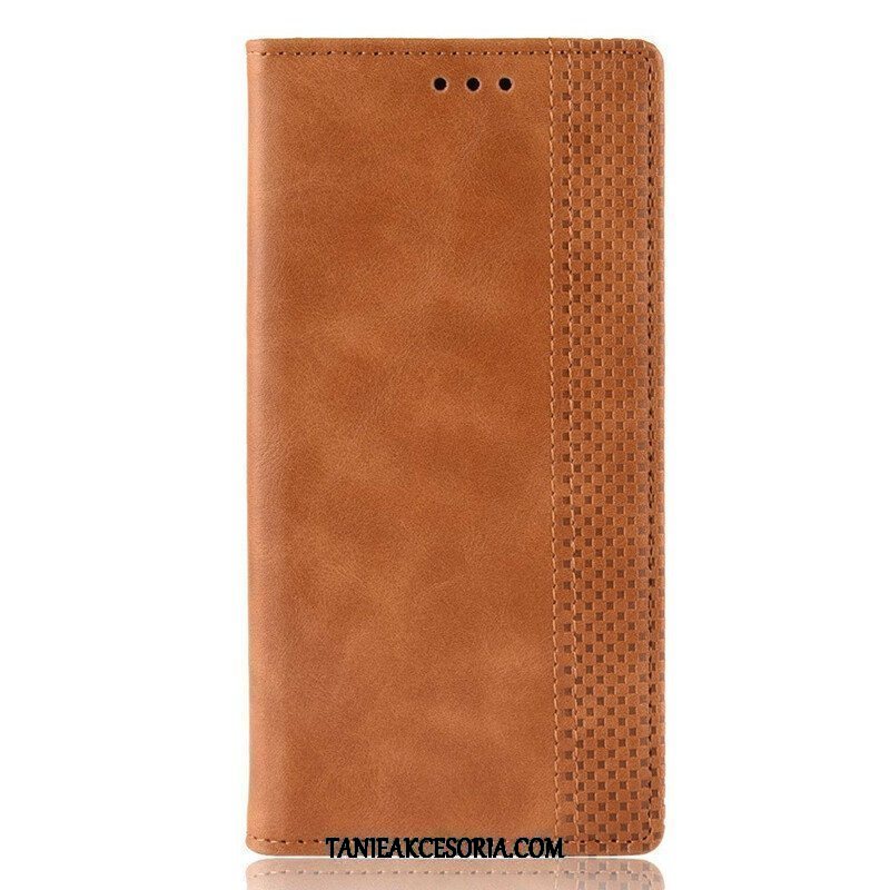 Etui Na Telefon do Samsung Galaxy M12 / A12 Etui Folio Stylizowany Efekt Skóry W Stylu Vintage