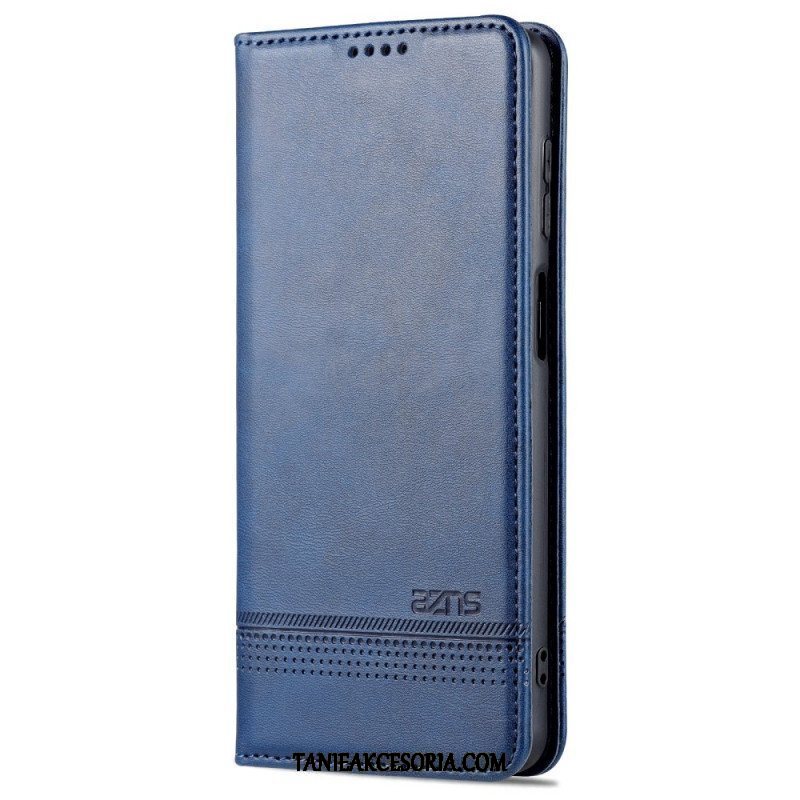 Etui Na Telefon do Samsung Galaxy M52 5G Etui Folio Efekt Skóry Azns