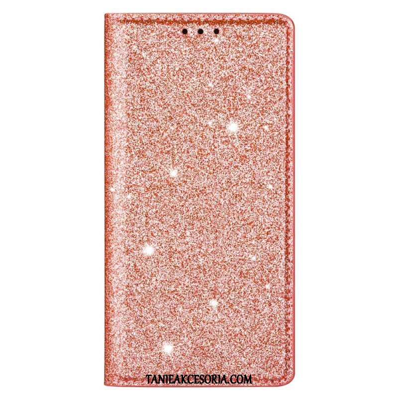 Etui Na Telefon do Samsung Galaxy S22 Ultra 5G Etui Folio Cekinowy Styl