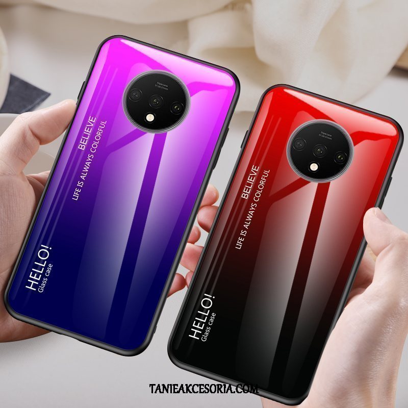 Etui Oneplus 7t Telefon Komórkowy Modna Marka Szkło Hartowane, Futerał Oneplus 7t Trudno Ochraniacz Anti-fall