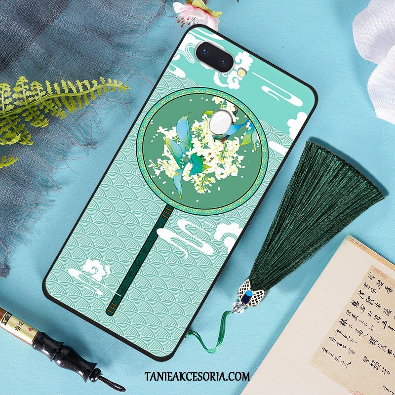 Etui Oppo R15 Pro Ochraniacz Czarny Wiatr, Obudowa Oppo R15 Pro Vintage Kwiaty Telefon Komórkowy