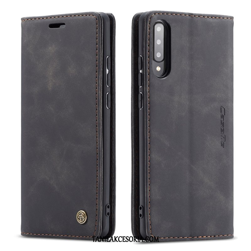 Etui Samsung Galaxy A30s Szkło Hartowane Moda Biznes, Futerał Samsung Galaxy A30s Filmy Telefon Komórkowy Skórzany