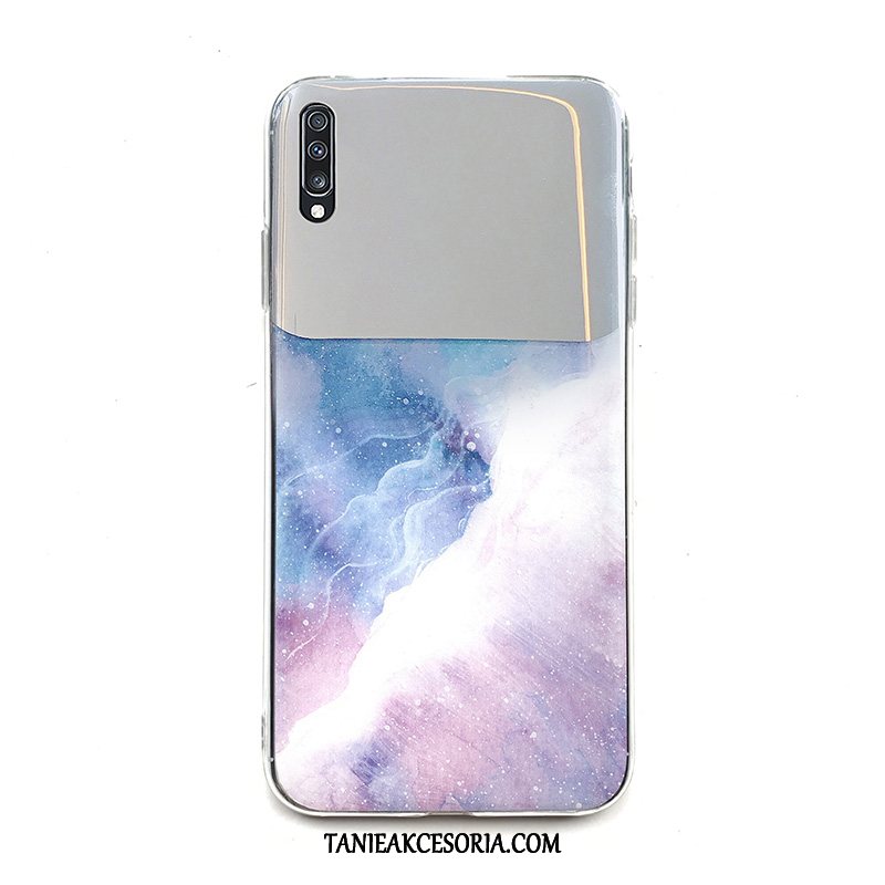 Etui Samsung Galaxy A50 Proste Moda Kolor, Pokrowce Samsung Galaxy A50 Czerwony Netto Ochraniacz Telefon Komórkowy