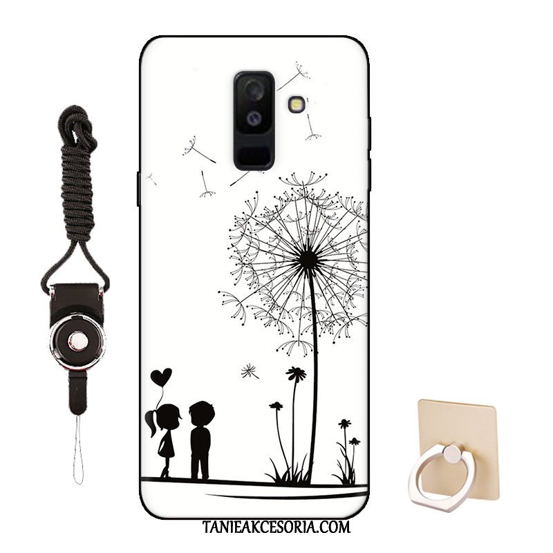 Etui Samsung Galaxy A6+ All Inclusive Kreskówka Miękki, Pokrowce Samsung Galaxy A6+ Anti-fall Dostosowane Biały