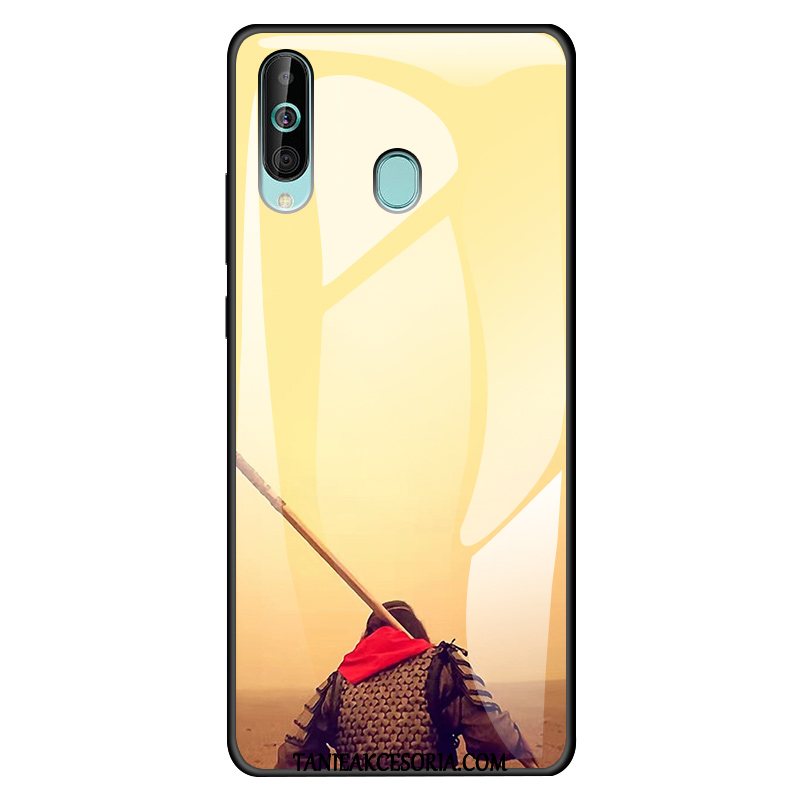 Etui Samsung Galaxy A60 Zakochani Żółty Moda, Pokrowce Samsung Galaxy A60 Duży Tendencja Kreatywne