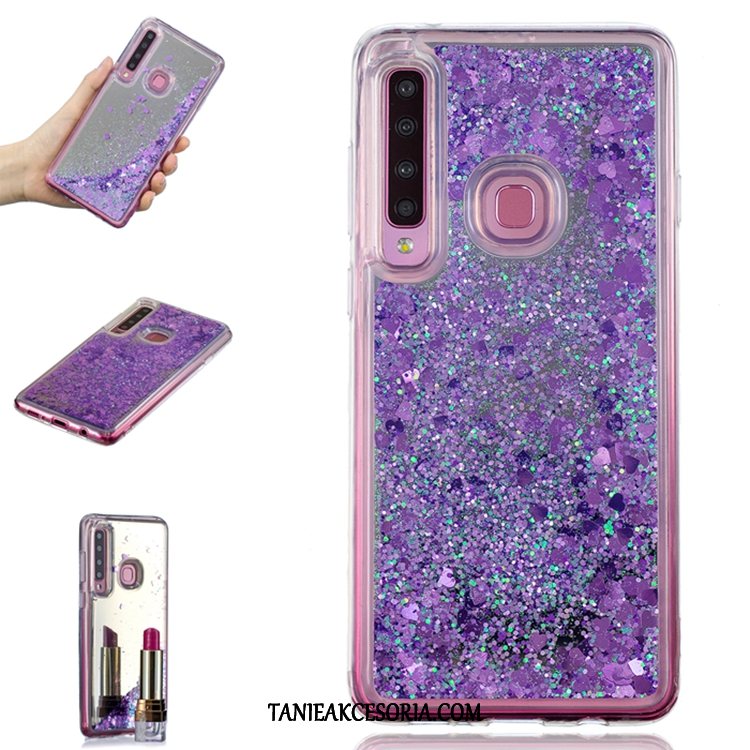 Etui Samsung Galaxy A9 Purpurowy Gwiazda Tendencja, Obudowa Samsung Galaxy A9 Quicksand Telefon Komórkowy