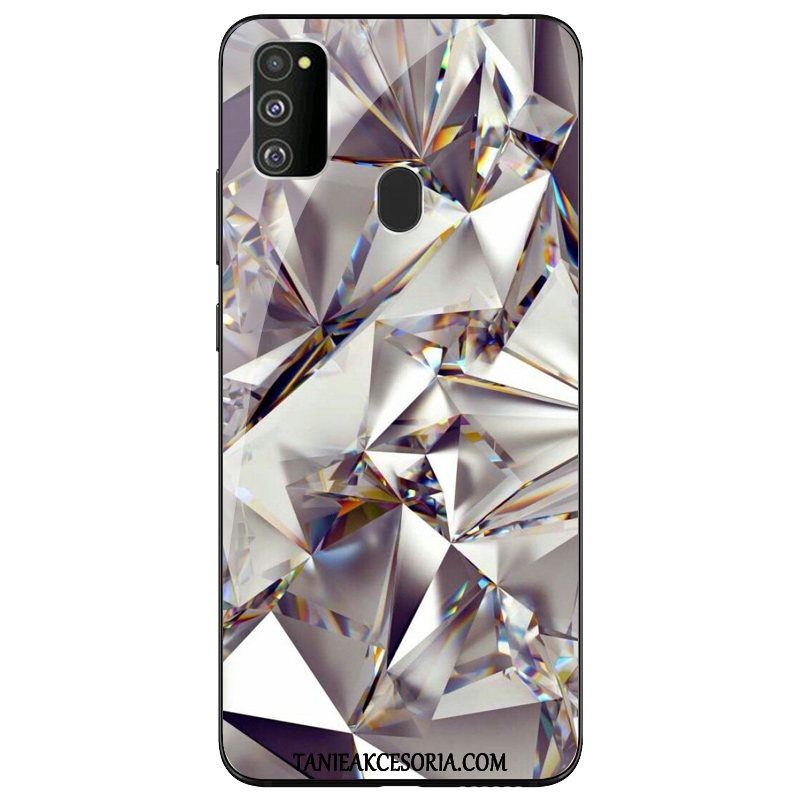 Etui Samsung Galaxy M30s Gwiazda Silikonowe Szkło, Pokrowce Samsung Galaxy M30s Kreatywne Telefon Komórkowy Anti-fall