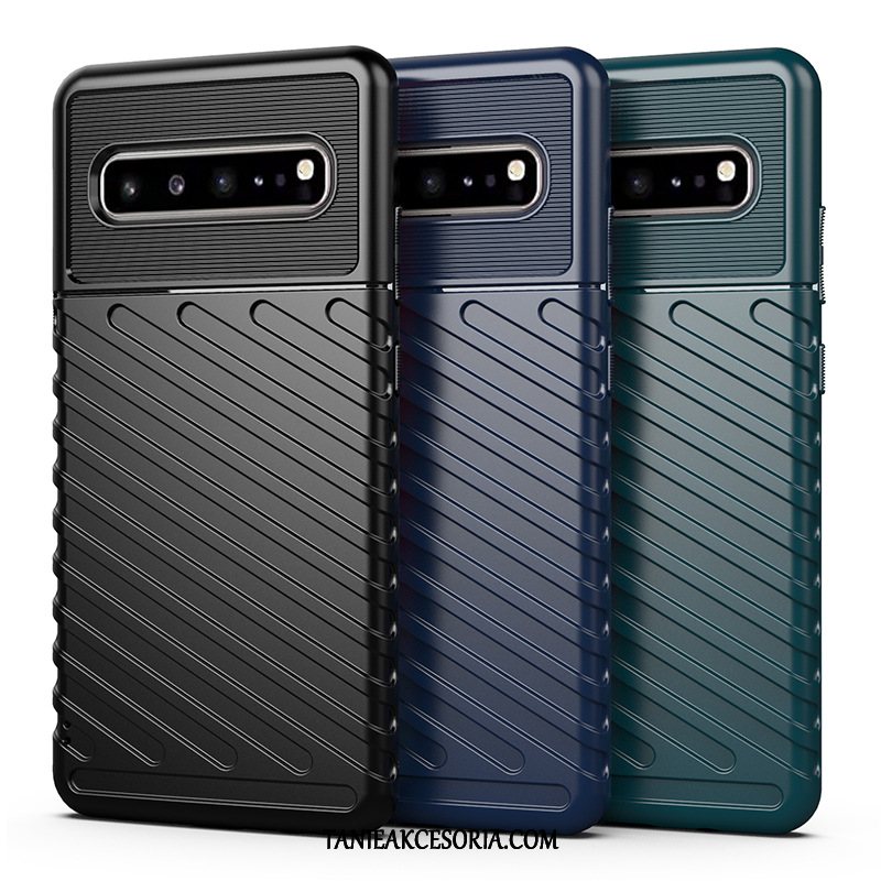 Etui Samsung Galaxy S10 5g Czarny Telefon Komórkowy Miękki, Futerał Samsung Galaxy S10 5g Gwiazda