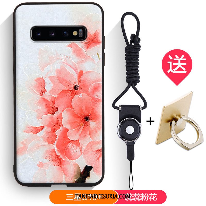 Etui Samsung Galaxy S10+ Anti-fall Miękki Różowe, Futerał Samsung Galaxy S10+ All Inclusive Tendencja Ochraniacz