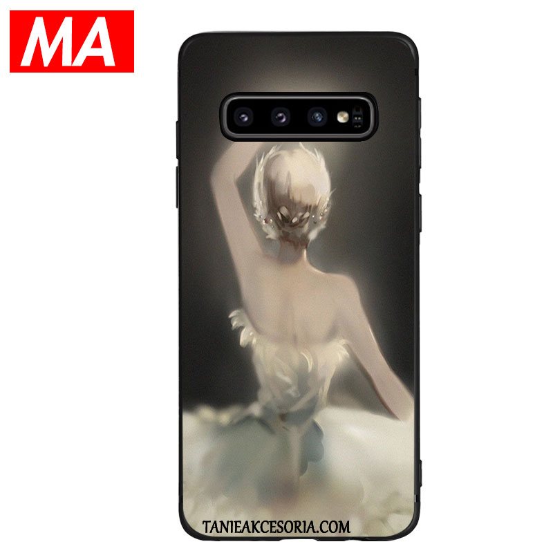 Etui Samsung Galaxy S10+ Baletki Gwiazda Telefon Komórkowy, Pokrowce Samsung Galaxy S10+ Ochraniacz Szary Silikonowe