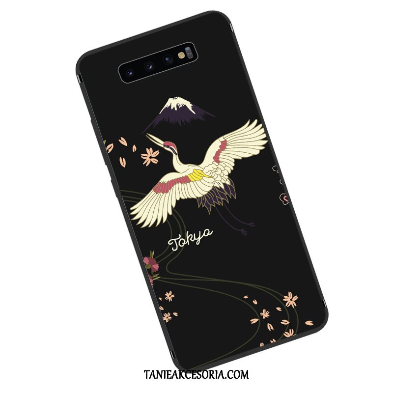 Etui Samsung Galaxy S10 Gwiazda Czarny Miękki, Obudowa Samsung Galaxy S10 Telefon Komórkowy All Inclusive Anti-fall