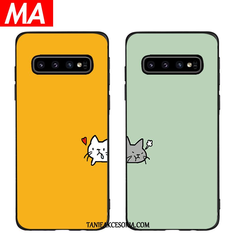 Etui Samsung Galaxy S10+ Gwiazda Silikonowe Cukierek, Pokrowce Samsung Galaxy S10+ Ładny Miękki Zielony