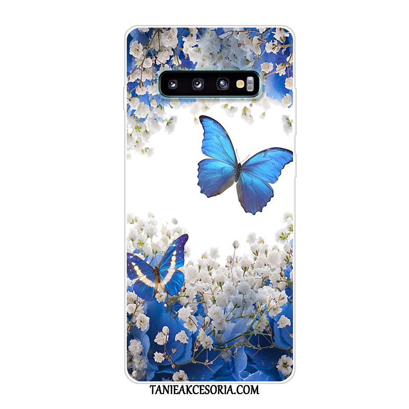 Etui Samsung Galaxy S10 Kreatywne Anti-fall Gwiazda, Futerał Samsung Galaxy S10 Silikonowe Niebieski Telefon Komórkowy