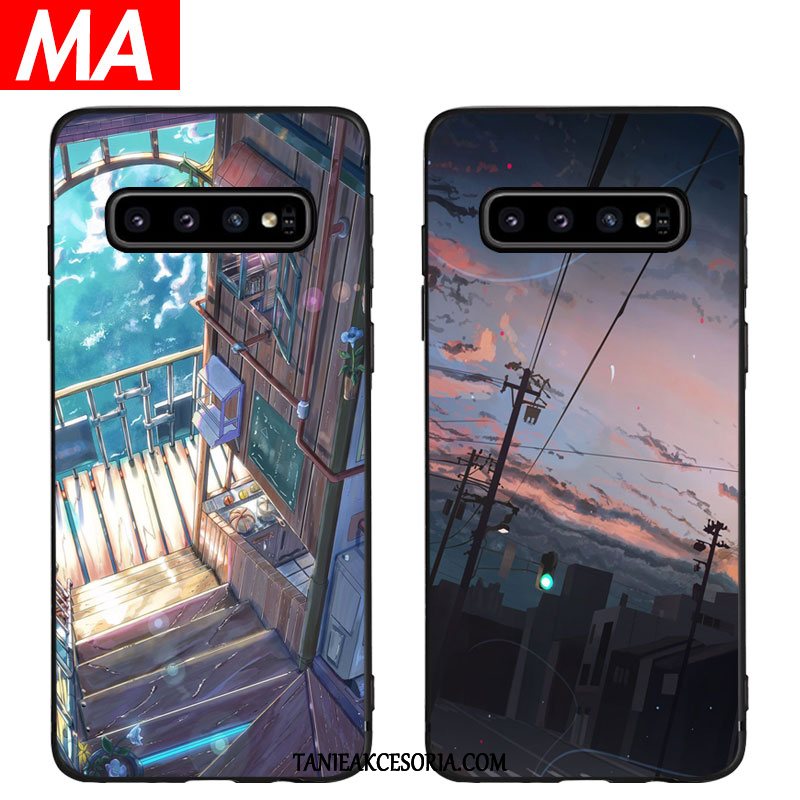 Etui Samsung Galaxy S10+ Miękki Telefon Komórkowy Szary, Obudowa Samsung Galaxy S10+ Gwiazda Wieczorowa Silikonowe