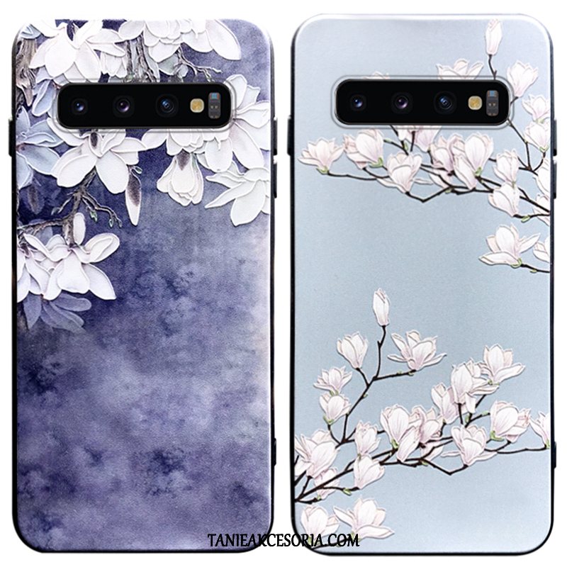 Etui Samsung Galaxy S10 Nowy Kreatywne Wysoki Koniec, Futerał Samsung Galaxy S10 Cienkie Anti-fall Niebieski