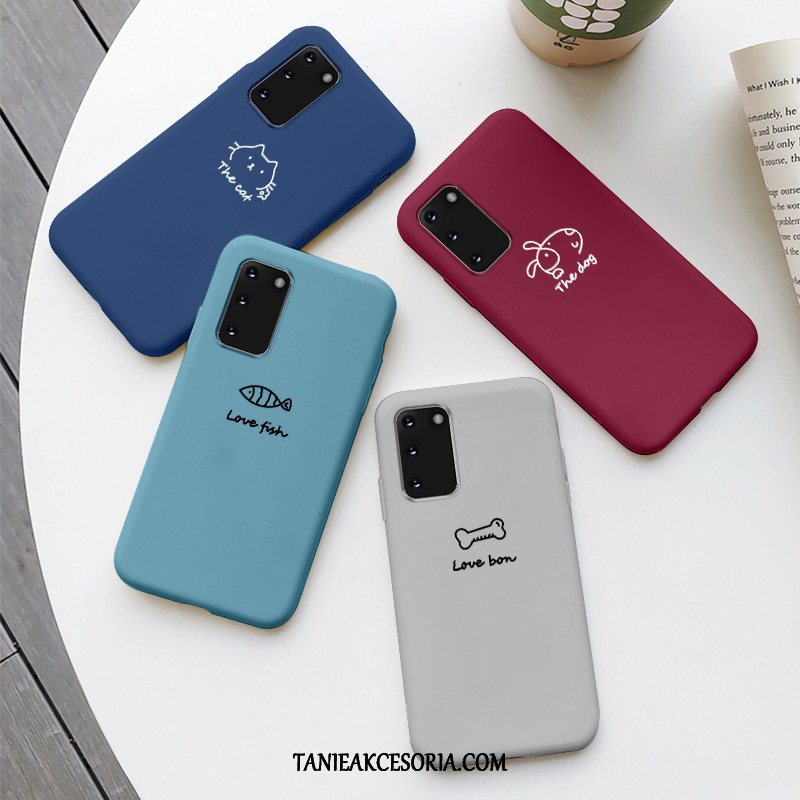 Etui Samsung Galaxy S20 Miękki Osobowość Kreskówka, Obudowa Samsung Galaxy S20 Silikonowe Zakochani Kotek