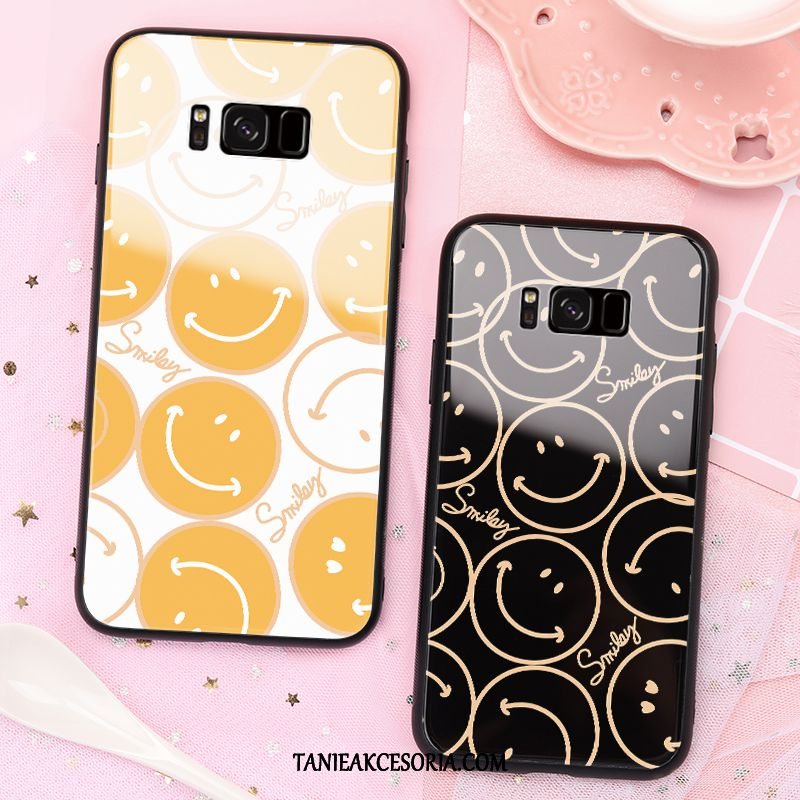 Etui Samsung Galaxy S8 Gwiazda Czerwony Netto Ring, Obudowa Samsung Galaxy S8 Serce Czarny Cienka