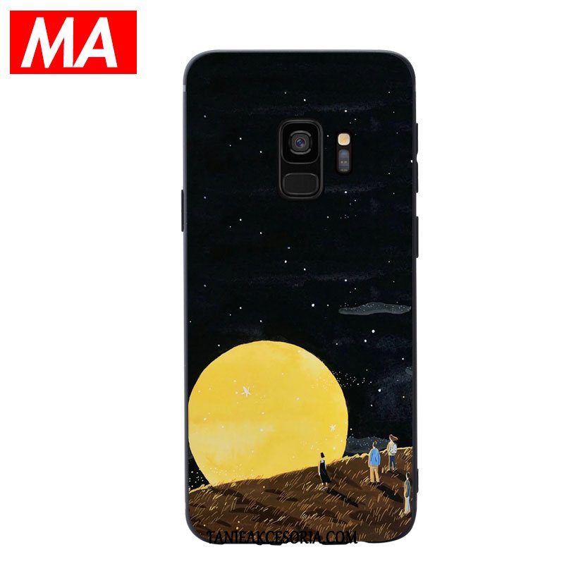 Etui Samsung Galaxy S9 Czarny Fantazja Osobowość, Pokrowce Samsung Galaxy S9 Obraz Olejny Silikonowe Telefon Komórkowy