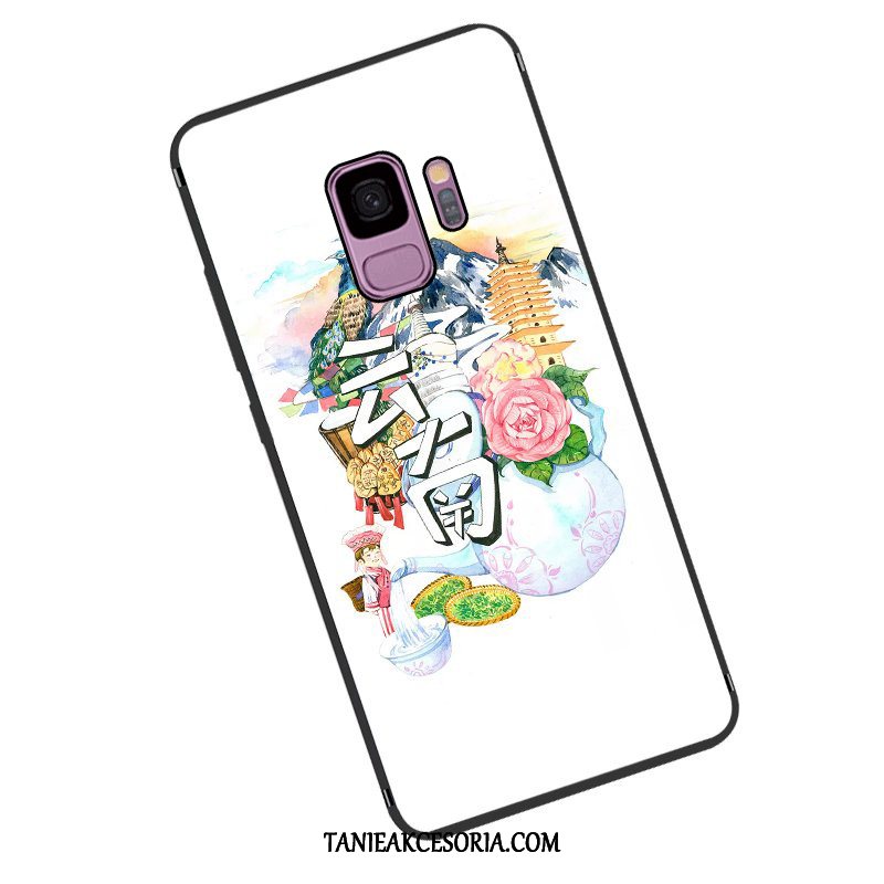 Etui Samsung Galaxy S9 Gwiazda Sceneria Moda, Pokrowce Samsung Galaxy S9 Biały Telefon Komórkowy Specjalne