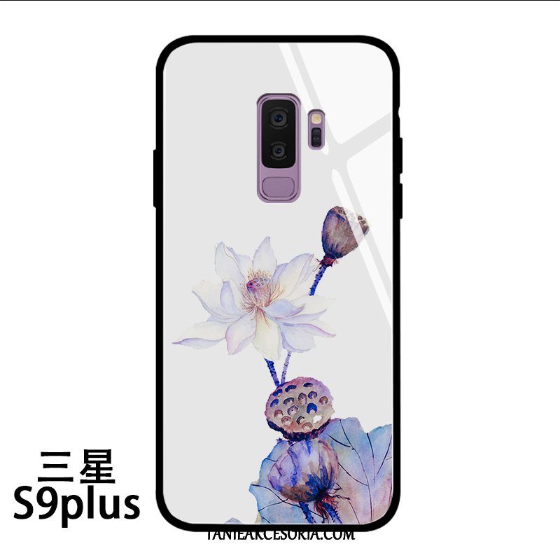 Etui Samsung Galaxy S9+ Gwiazda Silikonowe Kreatywne, Obudowa Samsung Galaxy S9+ Miękki Czerwony Netto Niebieski