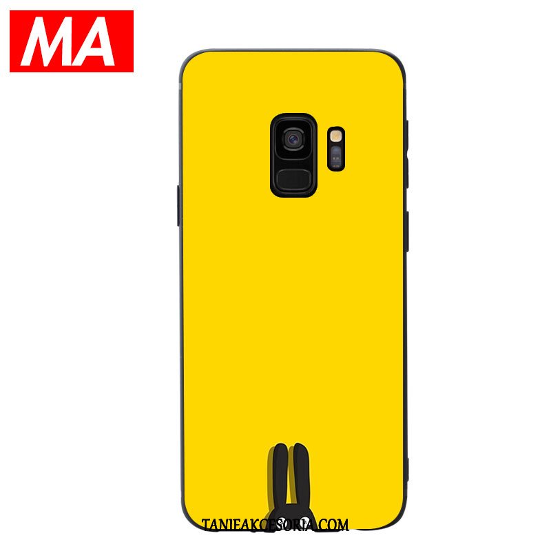 Etui Samsung Galaxy S9 Silikonowe Ochraniacz Gwiazda, Obudowa Samsung Galaxy S9 Królik Czarny Proste