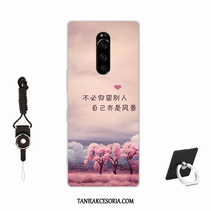 Etui Sony Xperia 1 Wzór Filmy Szkło Hartowane, Obudowa Sony Xperia 1 Tendencja Telefon Komórkowy Kolor