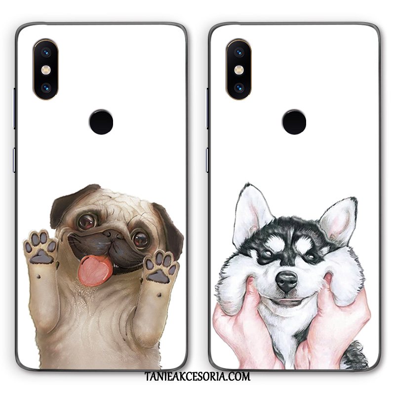 Etui Xiaomi Mi 8 Kreskówka Proste Mały, Pokrowce Xiaomi Mi 8 Telefon Komórkowy Przezroczysty Biały Beige