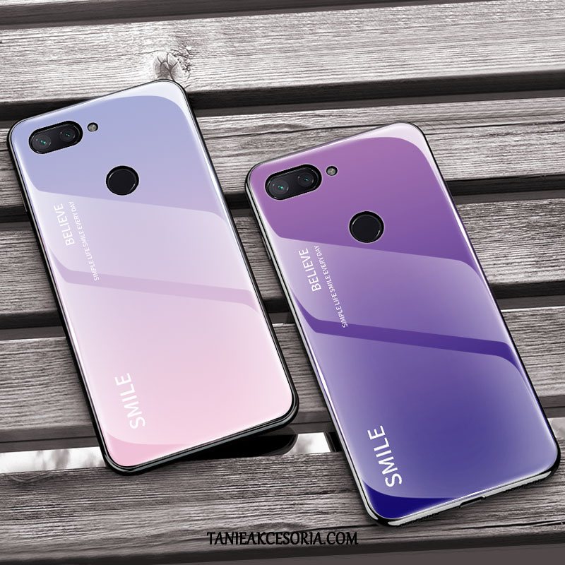 Etui Xiaomi Mi 8 Lite Proste Gradient Telefon Komórkowy, Pokrowce Xiaomi Mi 8 Lite Mały Ochraniacz All Inclusive Beige