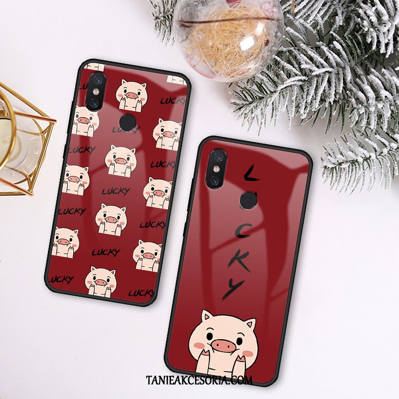 Etui Xiaomi Mi 8 Piękny Szczęśliwy Wzór, Pokrowce Xiaomi Mi 8 Miękki Ochraniacz All Inclusive Beige