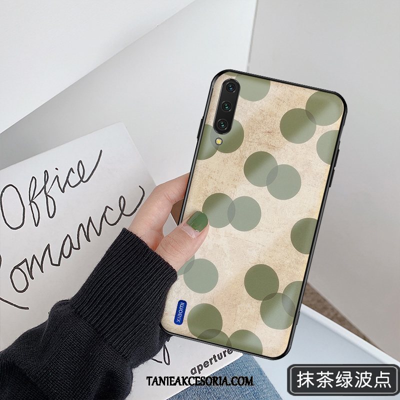 Etui Xiaomi Mi 9 Lite Telefon Komórkowy Lustro Czerwony Netto, Futerał Xiaomi Mi 9 Lite Proste All Inclusive Cienkie Beige