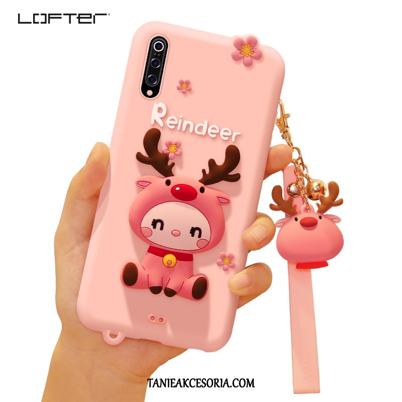 Etui Xiaomi Mi 9 Ochraniacz Telefon Komórkowy Krótkie, Pokrowce Xiaomi Mi 9 Piękny Sakura Wiszące Ozdoby Beige