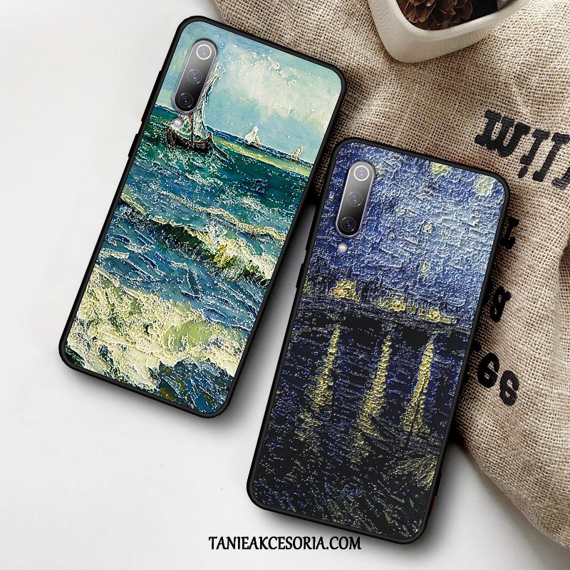 Etui Xiaomi Mi 9 Wzór Dostosowane All Inclusive, Obudowa Xiaomi Mi 9 Relief Telefon Komórkowy Sztuka Beige