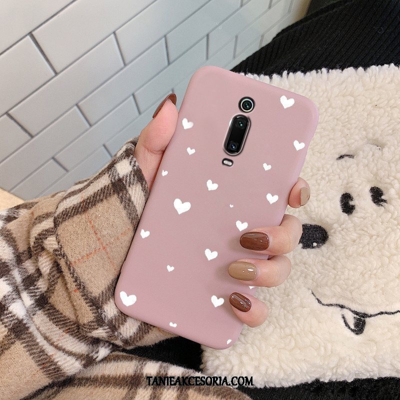 Etui Xiaomi Mi 9t Pro Anti-fall Różowe Miękki, Pokrowce Xiaomi Mi 9t Pro Silikonowe Ochraniacz Nubuku Beige