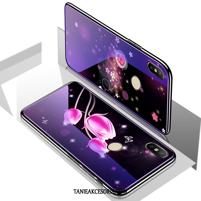 Etui Xiaomi Mi Mix 2s Purpurowy Telefon Komórkowy Anti-fall, Obudowa Xiaomi Mi Mix 2s Miękki Filmy Tendencja Beige