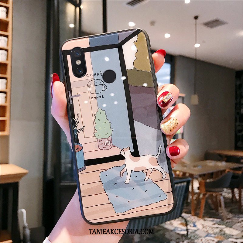 Etui Xiaomi Mi Mix 3 Szkło Anti-fall Piękny, Pokrowce Xiaomi Mi Mix 3 Mały Osobowość Kreskówka Beige