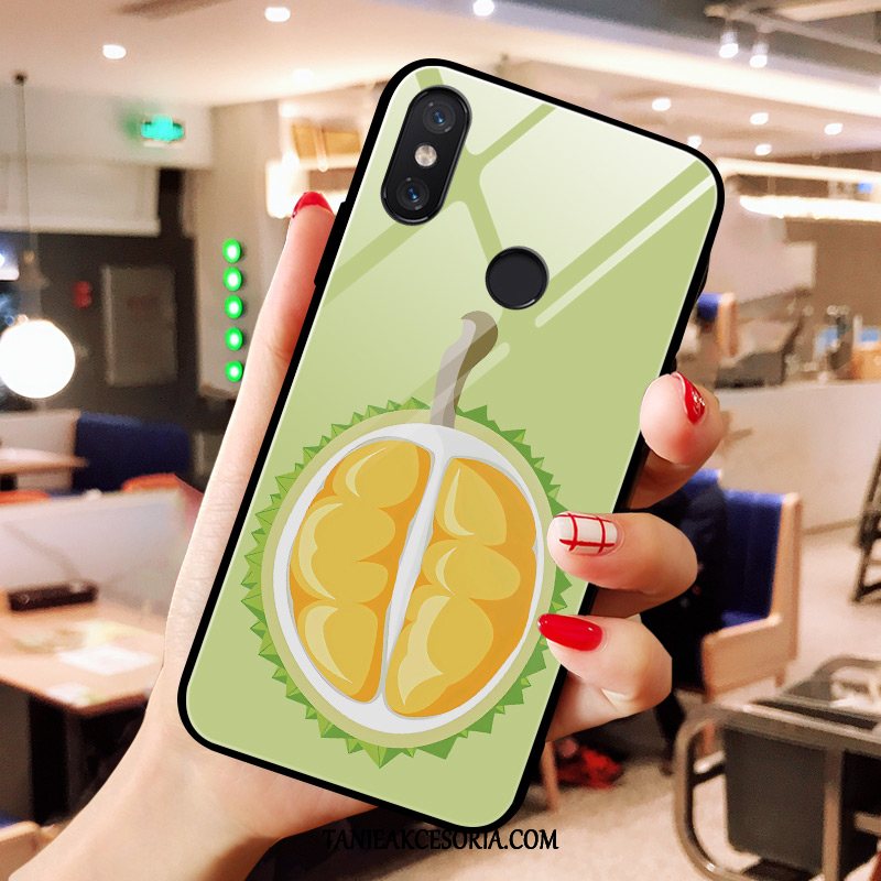 Etui Xiaomi Mi Mix 3 Szkło Mały Zielony, Pokrowce Xiaomi Mi Mix 3 Telefon Komórkowy Czerwony Świeży Beige