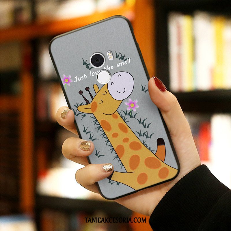 Etui Xiaomi Mi Mix Eleganckie Szary Silikonowe, Obudowa Xiaomi Mi Mix Proste Cienkie Mały Beige