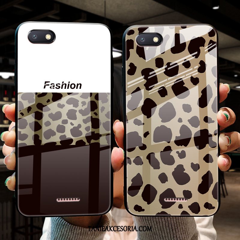 Etui Xiaomi Redmi 6a Lampart Proste Czerwony, Pokrowce Xiaomi Redmi 6a Czerwony Netto Szkło All Inclusive Beige